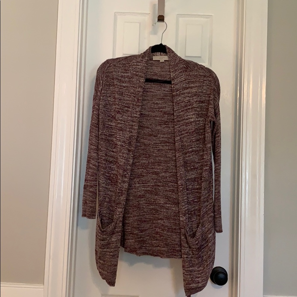 Plum Lightweight Cardigan
